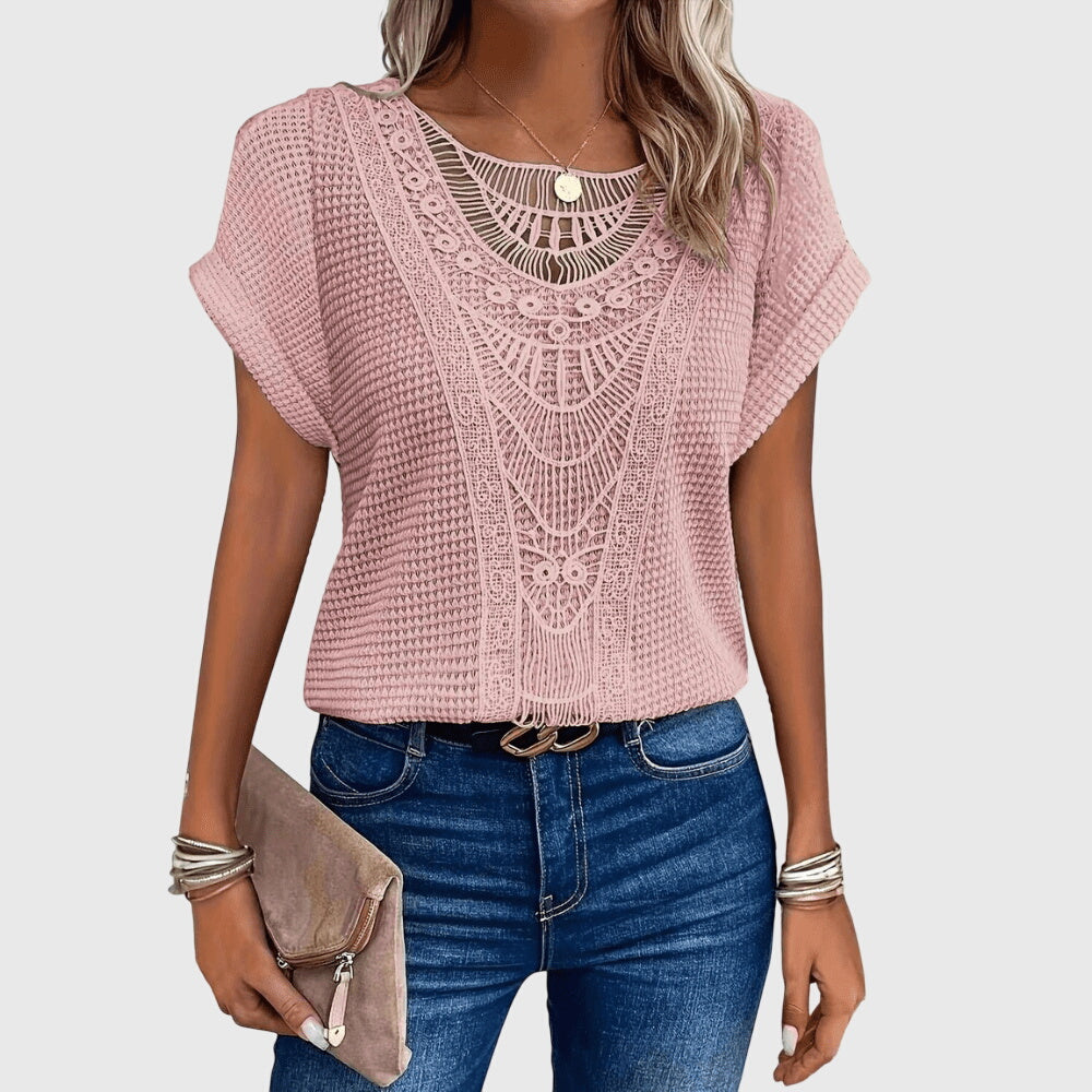 Pearl - Blouse Élégante Style Ibiza