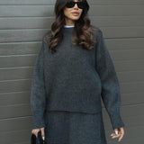 Lara - Ensemble en Maille Automne