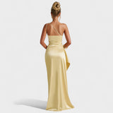 Ariane - Robe Asymétrique Satin