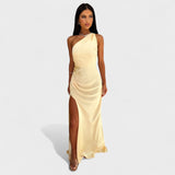 Aurélie - Robe longue en satin