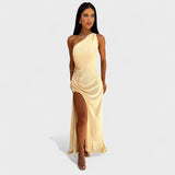 Aurélie - Robe longue en satin