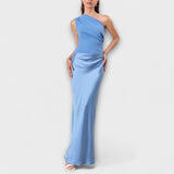 Lulú - Robe en satin asymétrique