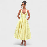 Adeline - Robe midi avec corset