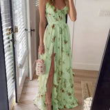 Sonia - Robe midi à motif floral