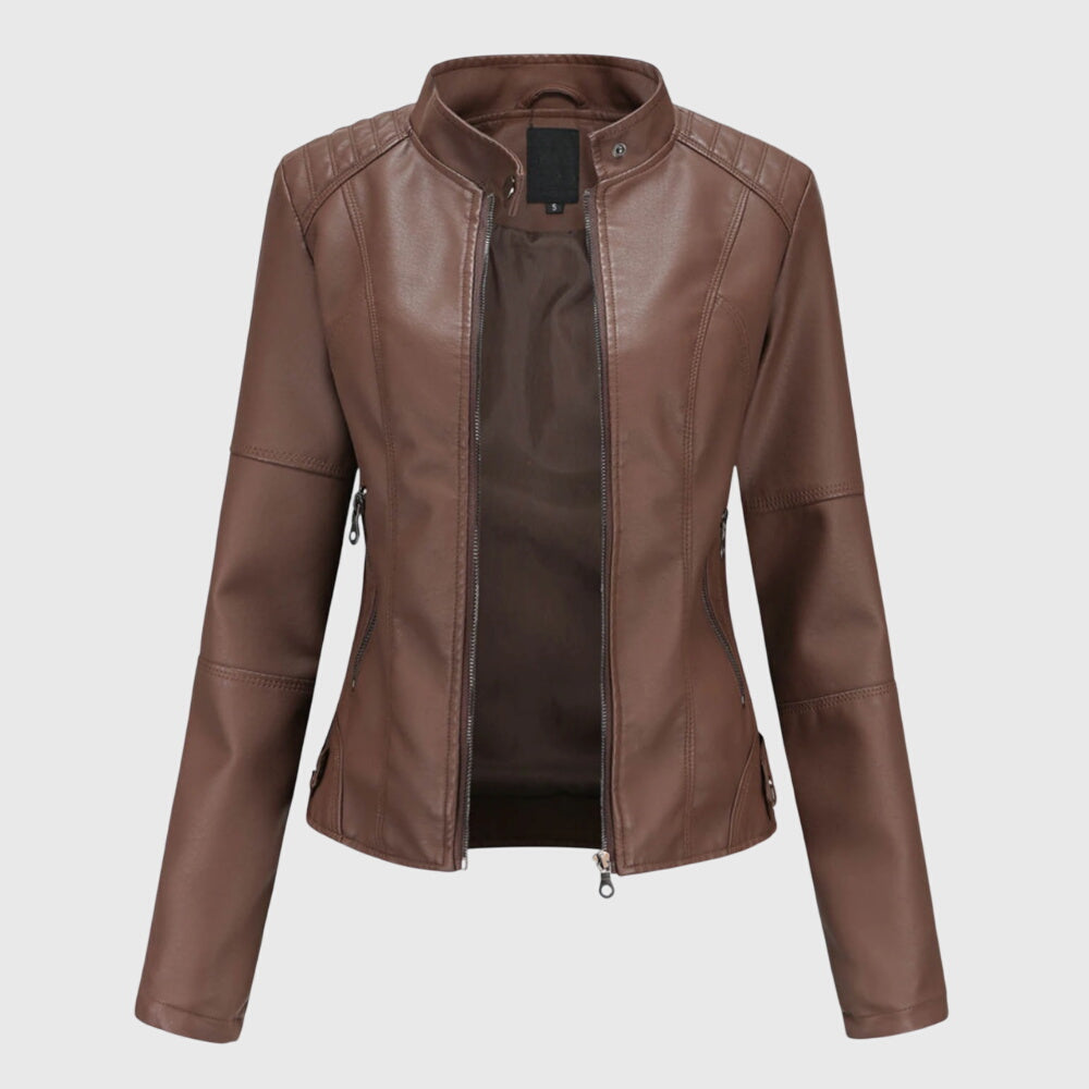 Georgette - Veste en Cuir Élégante pour Femmes