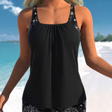 Solène - Tankini avec impression solaire