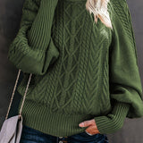 Lorette - Pull Long Décontracté à Manches Longues