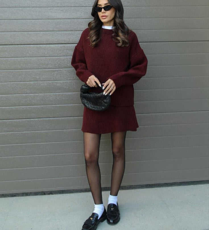 Lara - Ensemble en Maille Automne