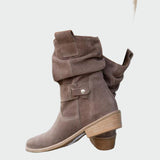 Perrine - Bottines montantes en daim
