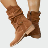 Perrine - Bottines montantes en daim