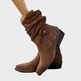 Perrine - Bottines montantes en daim