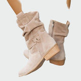 Perrine - Bottines montantes en daim