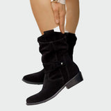 Perrine - Bottines montantes en daim