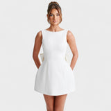 Catherine - Mini robe avec perles