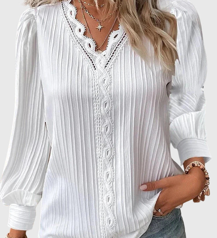 Andrea - Blouse Pullover Élégante