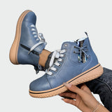 Ombeline - Bottes en cuir orthopédique à tige basse