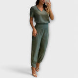 Isabelle - Ensemble élégant débardeur et pantalon