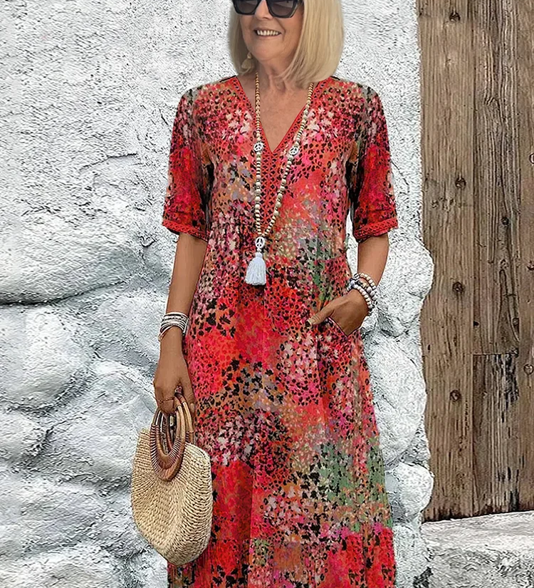 Léa - Robe Femme Midi