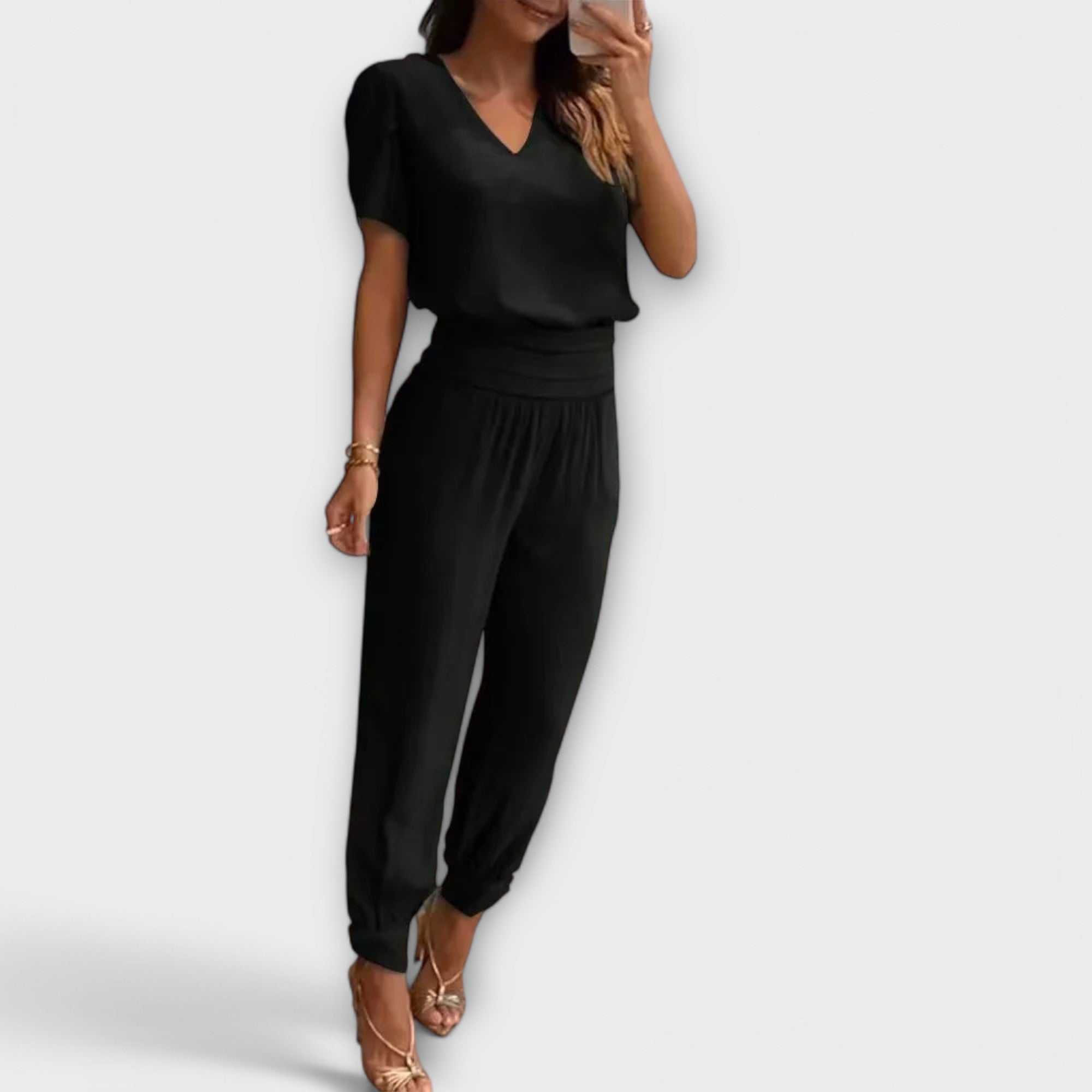 Isabelle - Ensemble élégant débardeur et pantalon