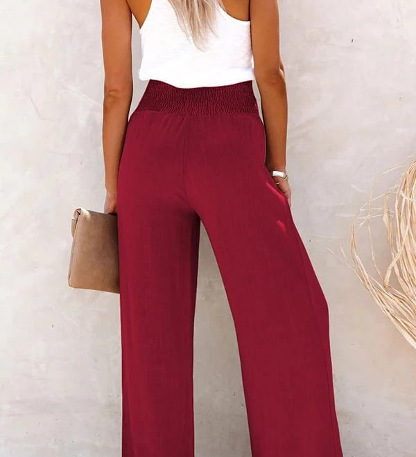 Noëlle - Pantalon Taille Haute Détendu