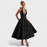 Effie - Robe midi texturée