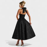 Effie - Robe midi texturée