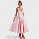Effie - Robe midi texturée