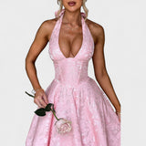 Effie - Robe midi texturée