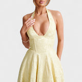 Effie - Robe midi texturée