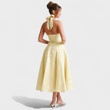 Effie - Robe midi texturée