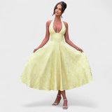 Effie - Robe midi texturée