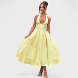Effie - Robe midi texturée