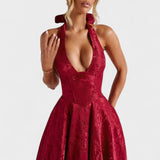 Effie - Robe midi texturée