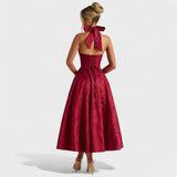 Effie - Robe midi texturée