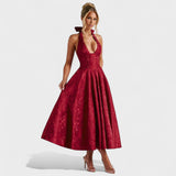 Effie - Robe midi texturée