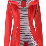 Vanessa – Imperméable long femme, veste de pluie élégante toutes saisons