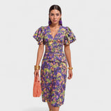 Lili - Robe Feu Tropical