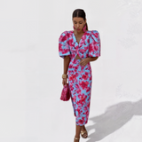 Lili - Robe Feu Tropical