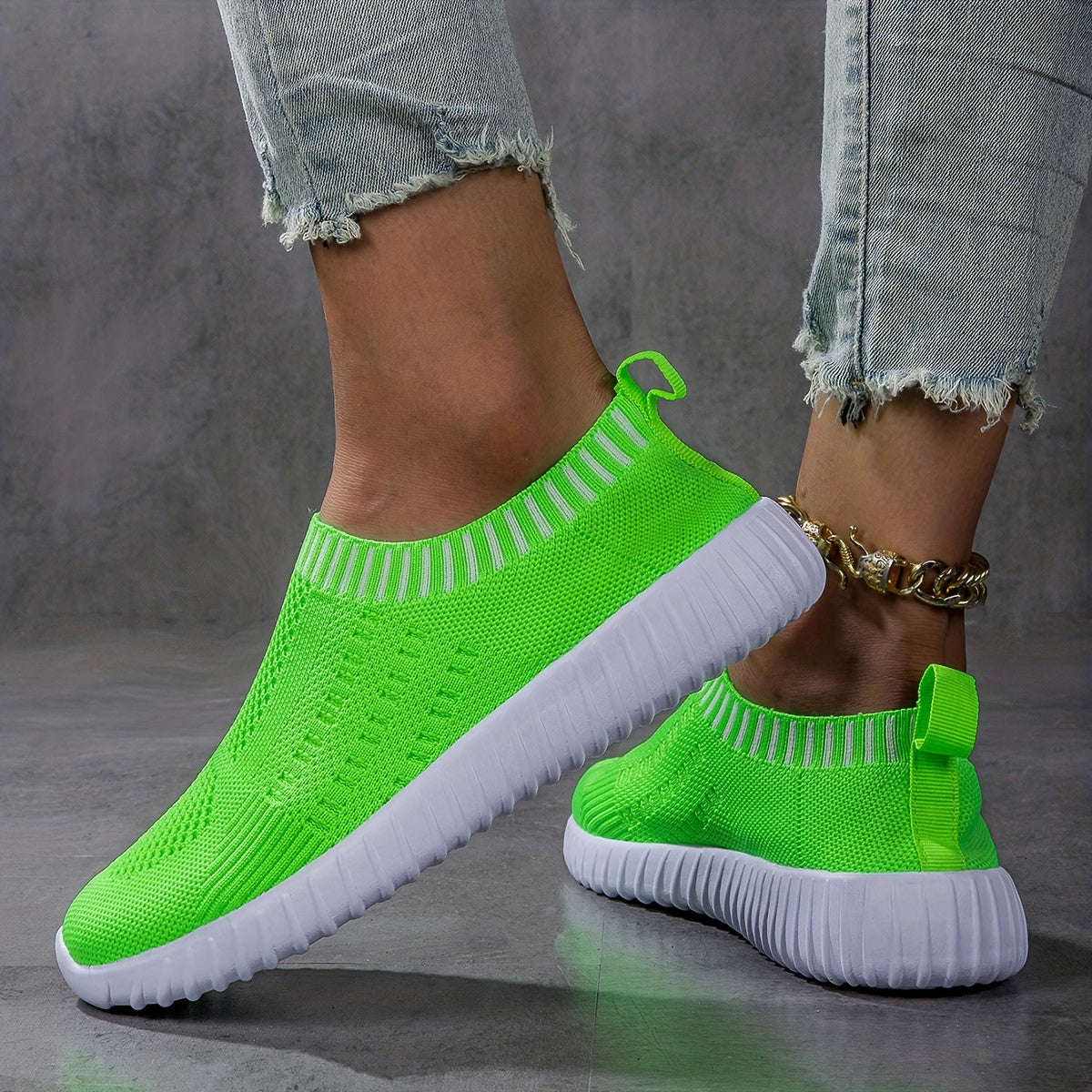 Paulette - Baskets Chaussettes Ultra Légères Antidérapantes