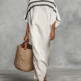 Apolline - Robe Maxi en Lin Minimaliste