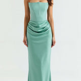 Esmeralda - Robe longue avec corsage