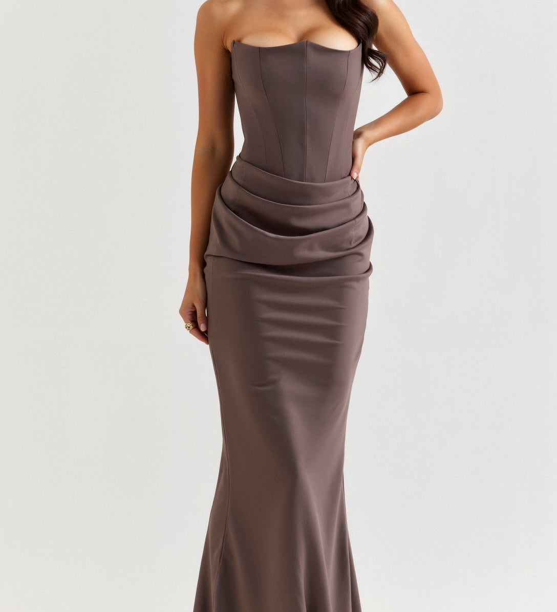 Esmeralda - Robe longue avec corsage