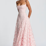 Francine - Robe Longue avec Corsage