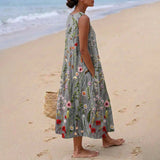 Vivienne - Robe de Champ Brodée Florale
