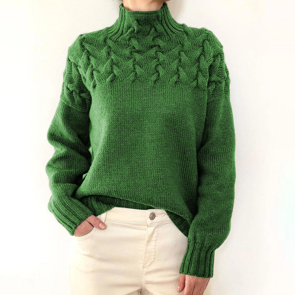 Hélène - Pull Col Roulé Chaud