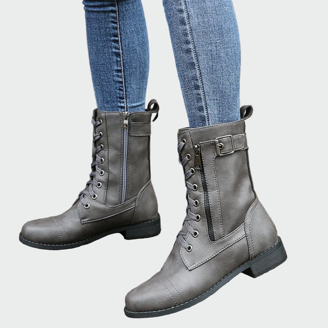 Bernadette - Bottes orthopédiques en cuir