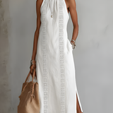 Justine - Robe Midi en Lin Texturé