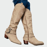 Rosalie - Bottes de cowboy en daim