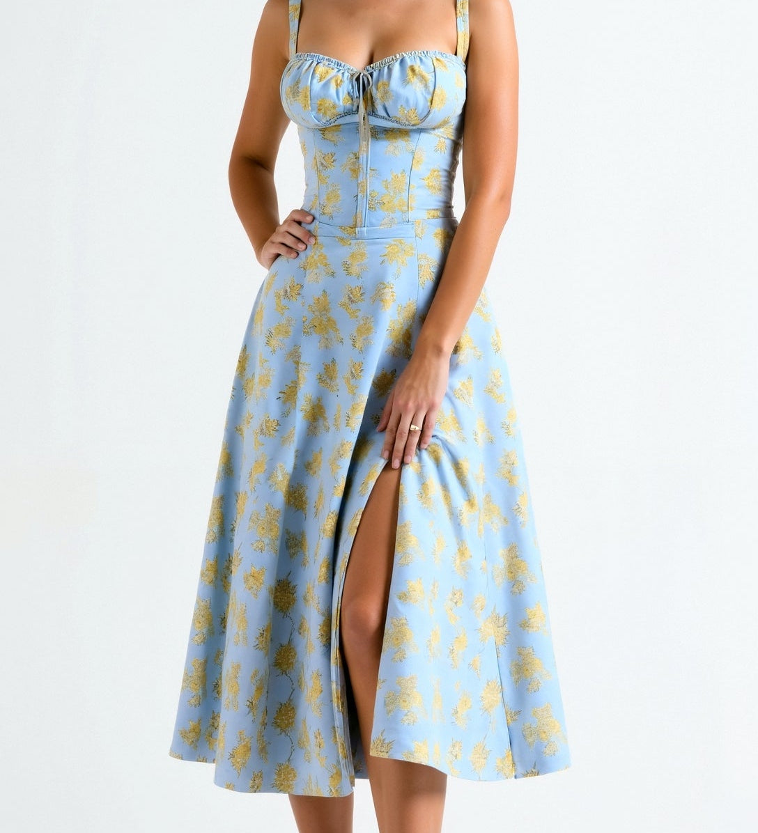 Julie - Robe Midi Élégante