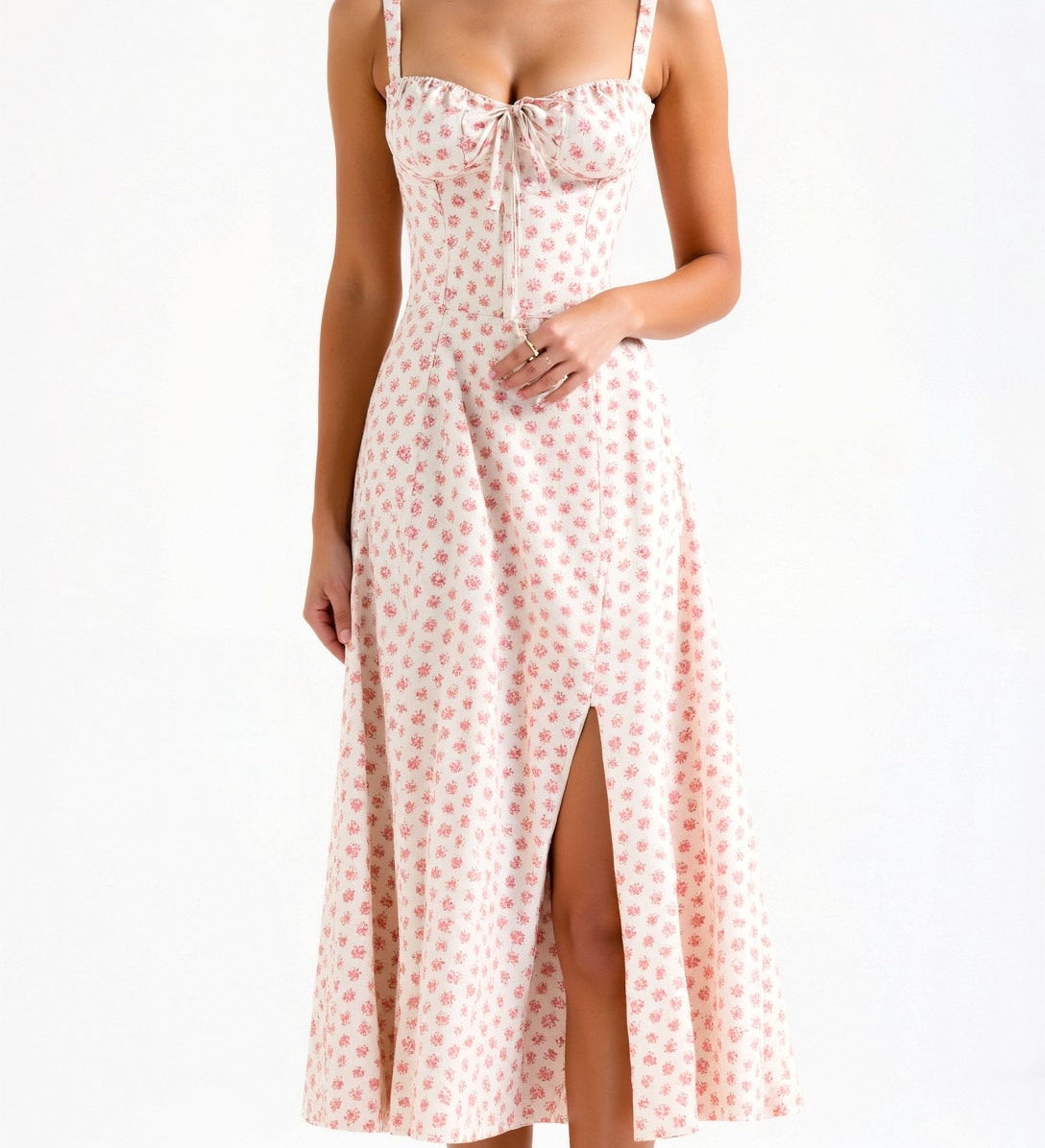 Julie - Robe Midi Élégante